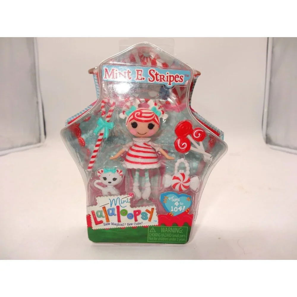 Lalaloopsy Mini MINT E STRIPES‎ Christmas Doll 2014 Nbr 2 Series 13 NEW